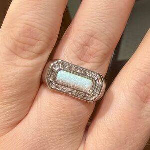 Bomb Party October Birthday 2025 opal ring